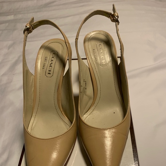 Coach sling backs size 6 - Picture 6 of 8
